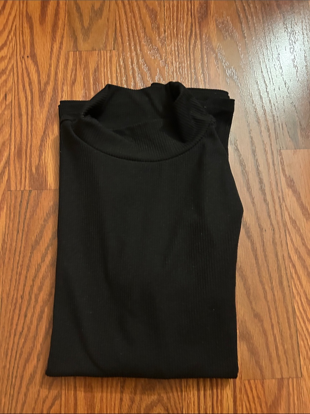 No Boundaries Black Turtleneck Top - Picture 3 of 6